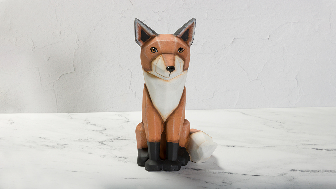 Acrylic Faceted Fox