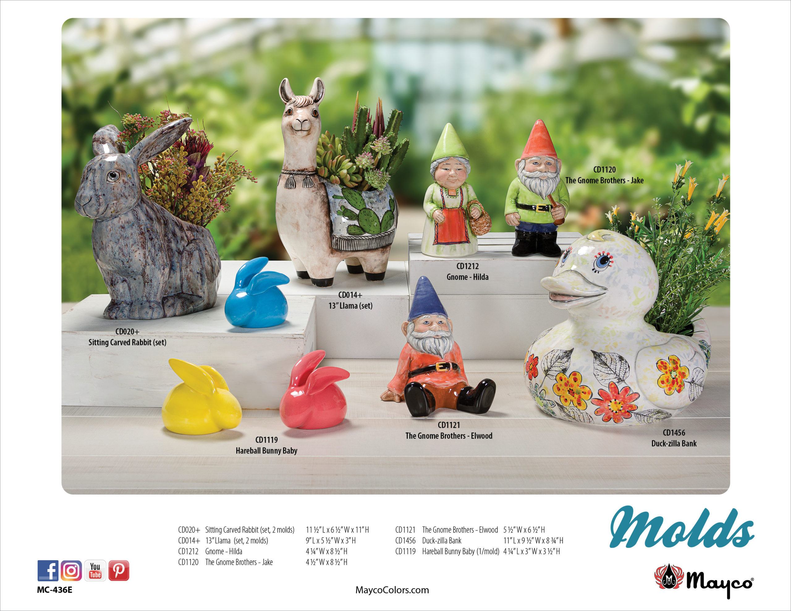 Literature & Price Lists Molds & Glazes For Ceramics Mayco Colors