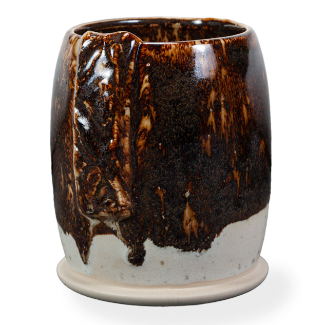 SW-128 Cordovan over SW-118 Sea Salt