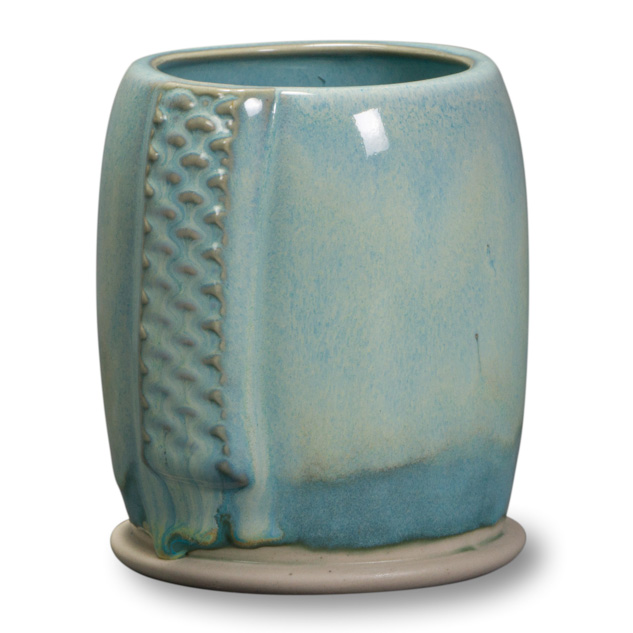 SW-169 Frosted Lemon over SW-166 Norse Blue