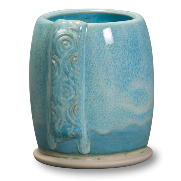 SW-169 Frosted Lemon over SW-166 Norse Blue