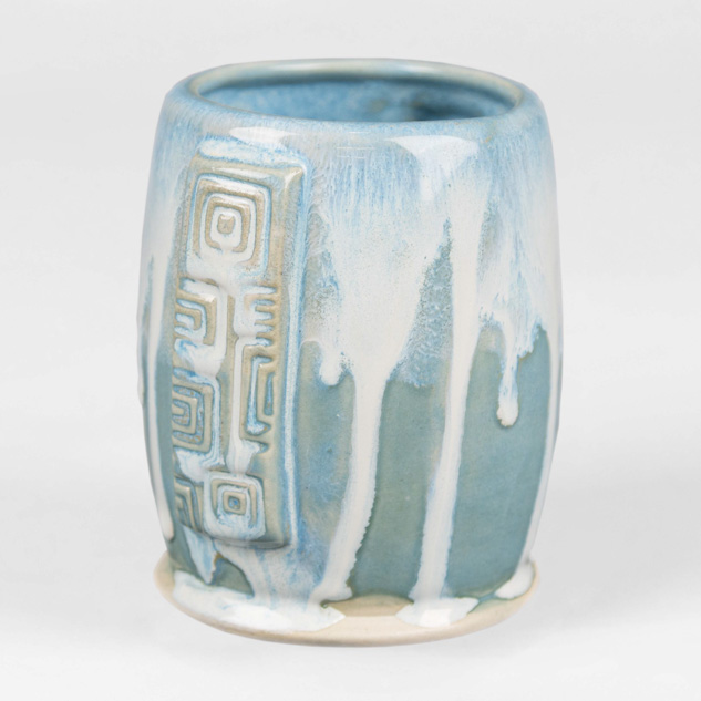 SW-401 Light Flux over SW-166 Norse Blue