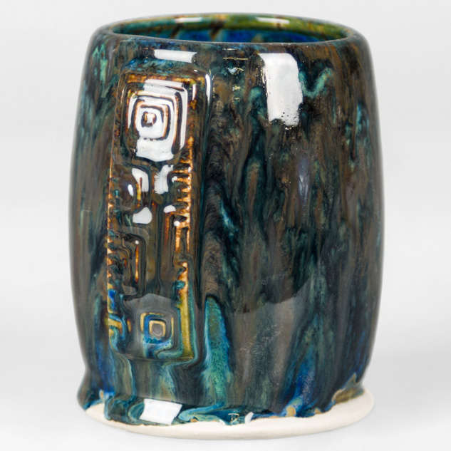 SW-128 Cordovan over SW-115 Midnight Rain