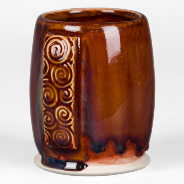 SW-110 Oyster over SW-119 Cinnabar