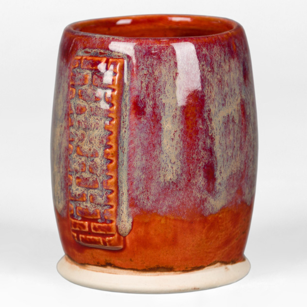 SW-110 Oyster over SW-119 Cinnabar