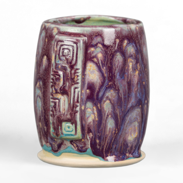 SW-190 Passion Flower over SW-195 Riptide