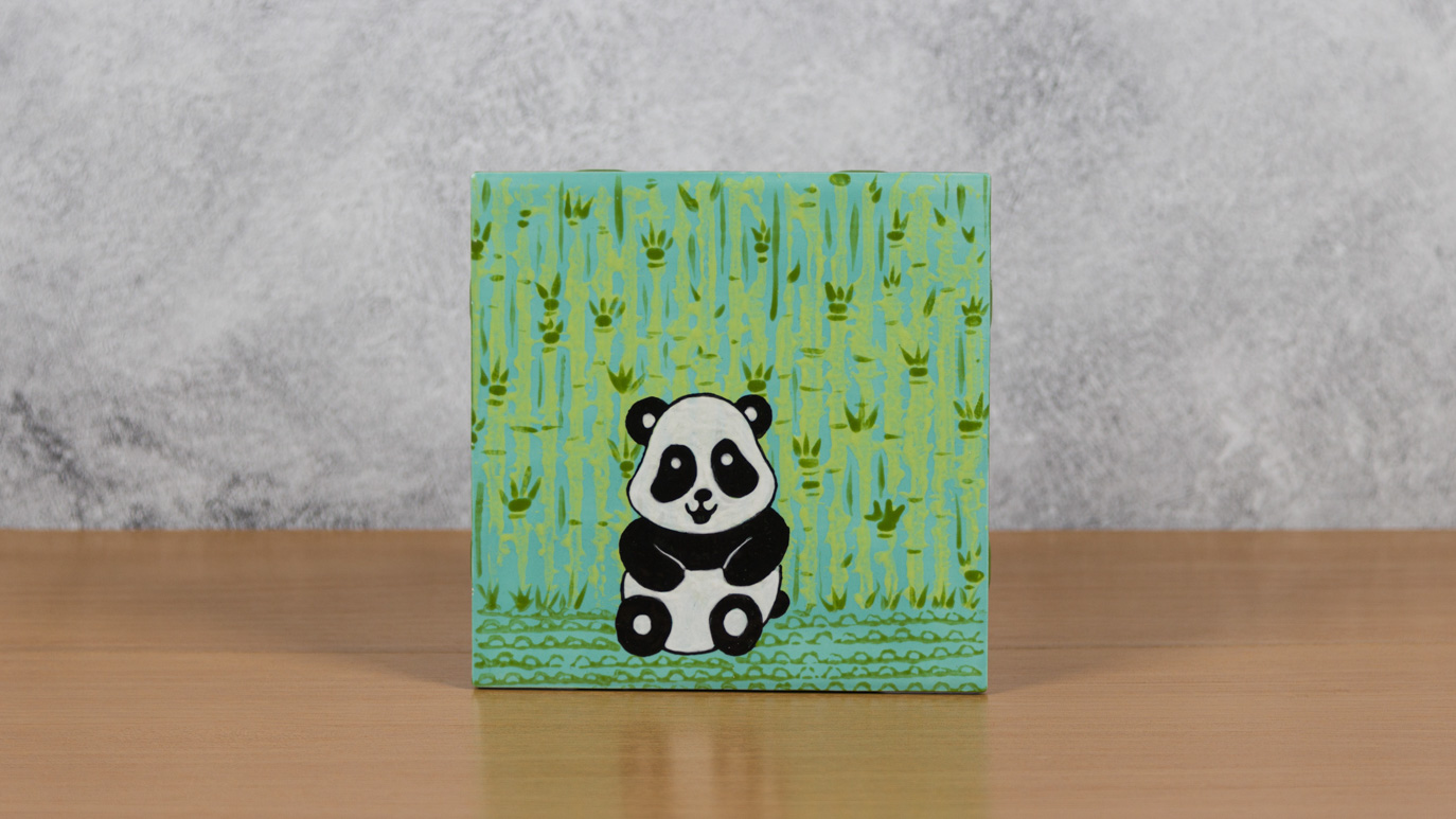 Cardboard Panda Tile - Mayco