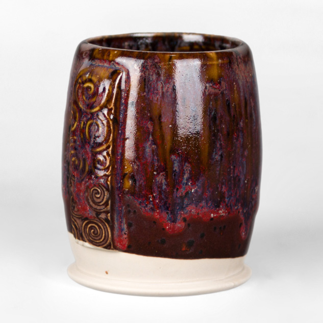 SW-118 Sea Salt over SW-191 Peppered Plum