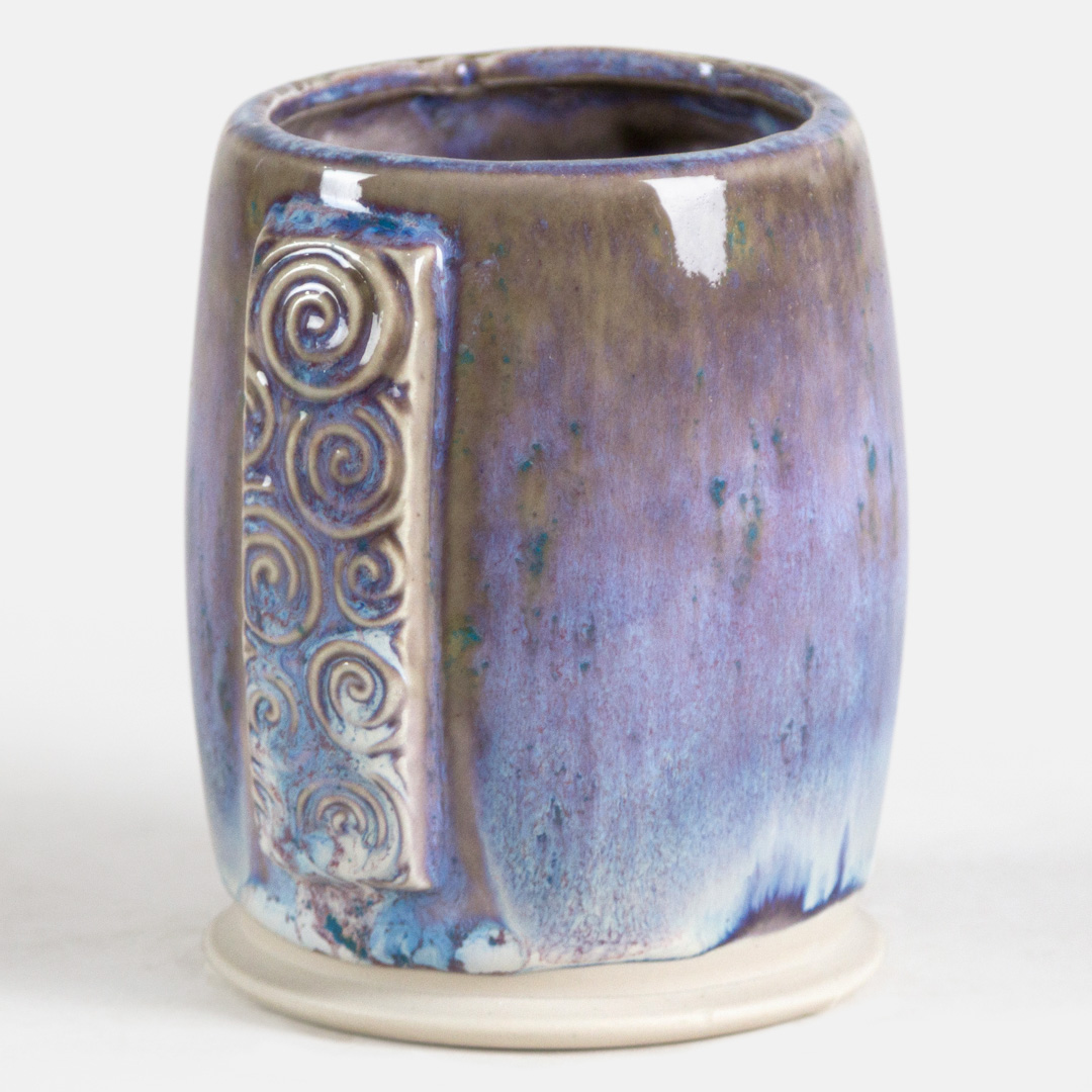 SW-199 Purple Aster over SW-214 Micro Pearl