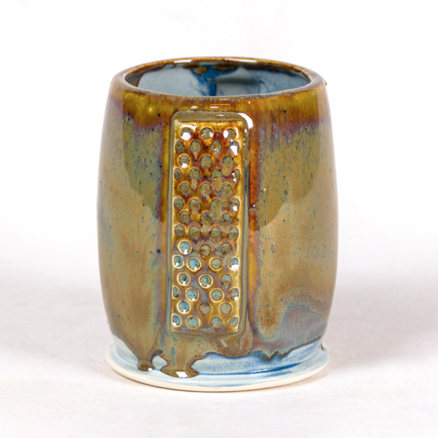 SW-112 Tiger’s Eye over SW-217 Micro Cerulean