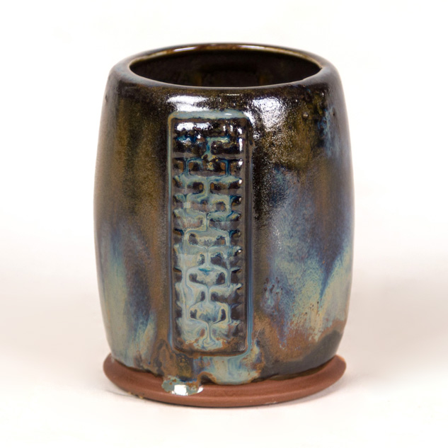 SW-131 Birch over SW-144 Lava Rock on EG-003 Brick Red Engobe