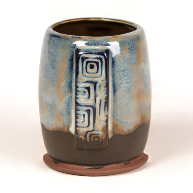 SW-131 Birch over SW-144 Lava Rock on EG-003 Brick Red Engobe