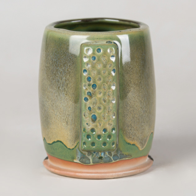 SW-169 Frosted Lemon on SW-224 Tropical Teal