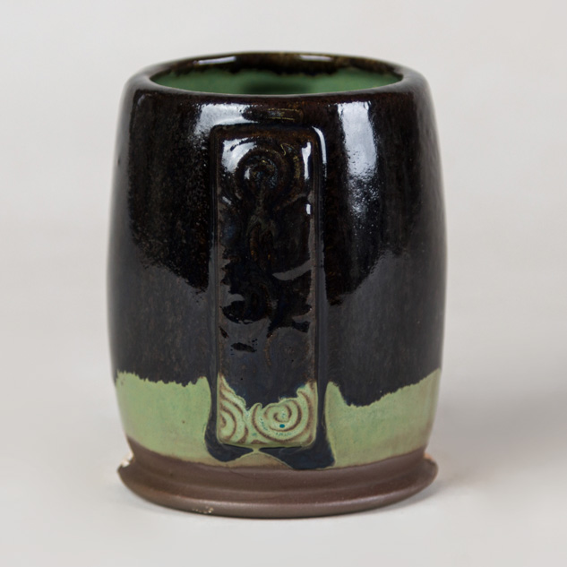 SW-178 Fool’s Gold over SW-224 Tropical Teal on EG-004 Dark Brown Engobe