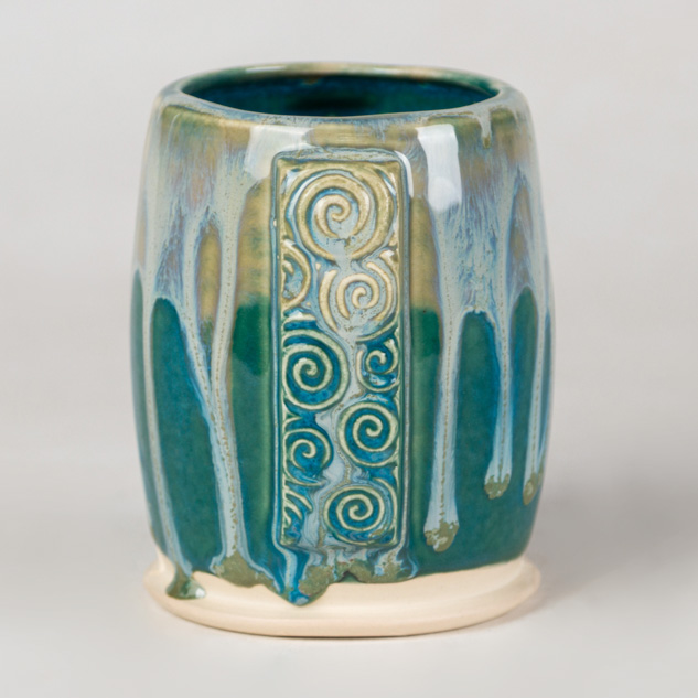 SW-401 Light Flux over SW-224 Tropical Teal