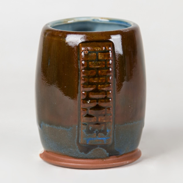 SW-188 Landslide over SW-212 Peacock on EG-003 Brick Red Engobe