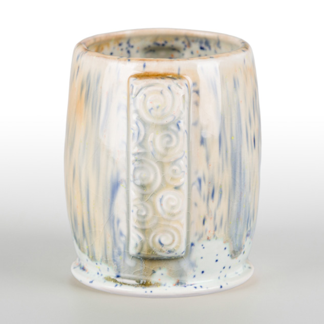 SW-172 Macadamia over SW-221 Mint Speck on EG-001 White Engobe