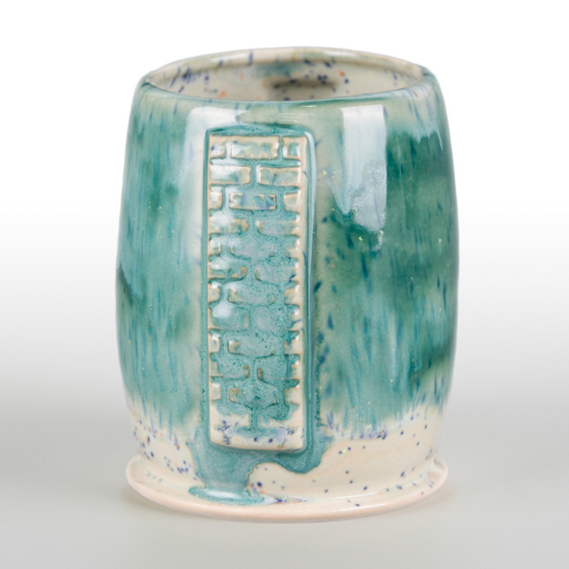 SW-224 Tropical Teal over SW-221 Mint Speck