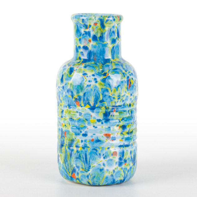 CG-1001 Gogh Iris over CG-1007 Blueberry Bubblegum