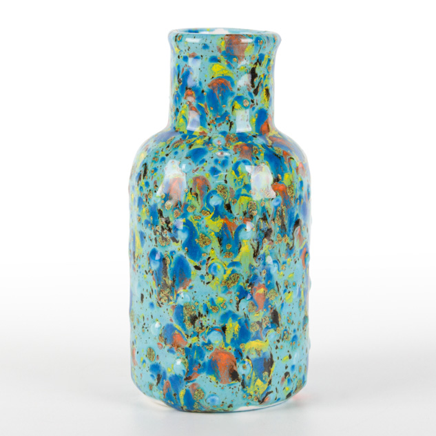 CG-1008 Blue Guppy over CG-1007 Blueberry Bubblegum