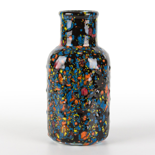 CG-779 Black Opal over CG-1007 Blueberry Bubblegum