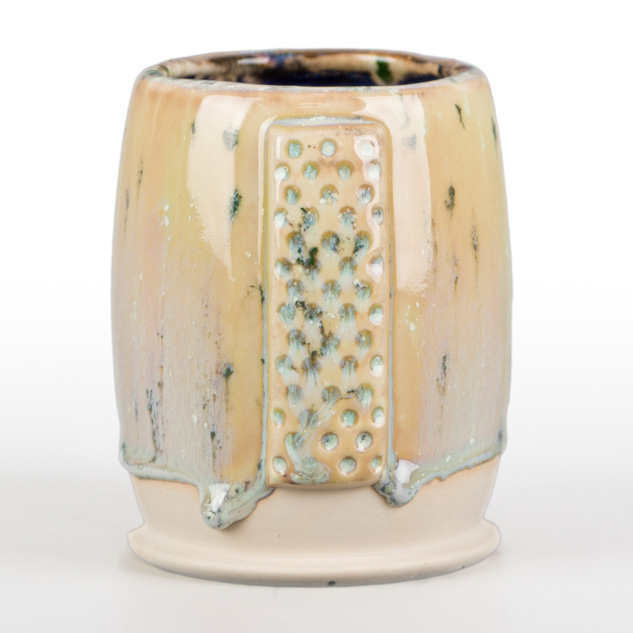 SW-148 Lime Shower over SW-223 Milk Glass