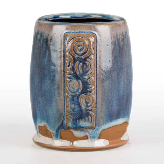 SW-187 Himalayan Salt over SW-223 Milk Glass on EG-007 Terracotta Engobe