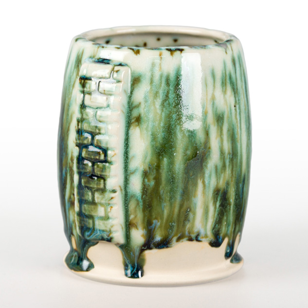 SW-222 Green Jasper over CG-1014 Pink Plum