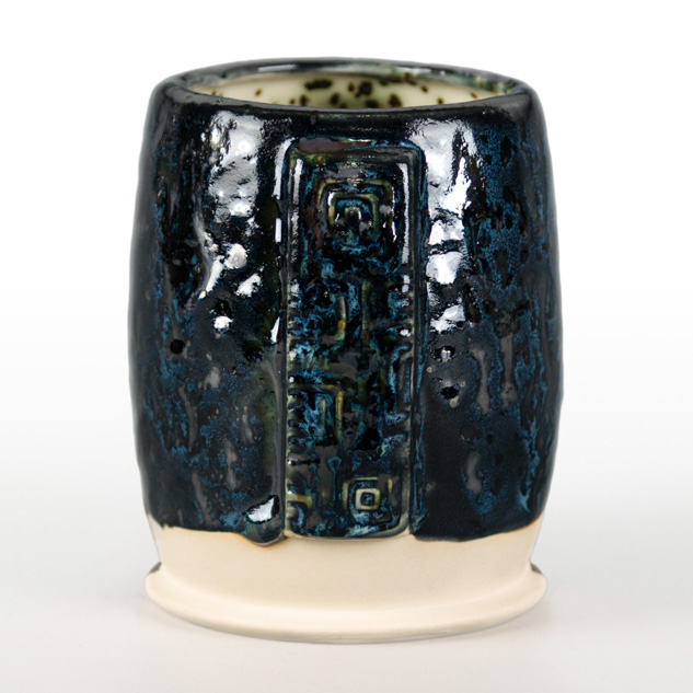 SW-222 Green Jasper over SW-140 Black Matte