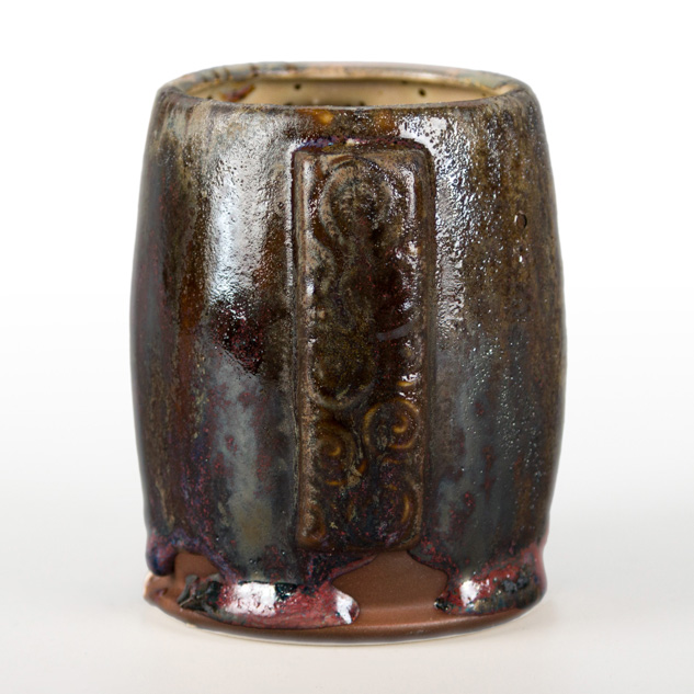 SW-222 Green Jasper over SW-172 Macadamia on EG-003 Brick Red Engobe