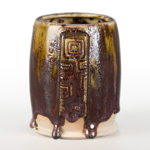 SW-222 Green Jasper over SW-204 Amber Topaz