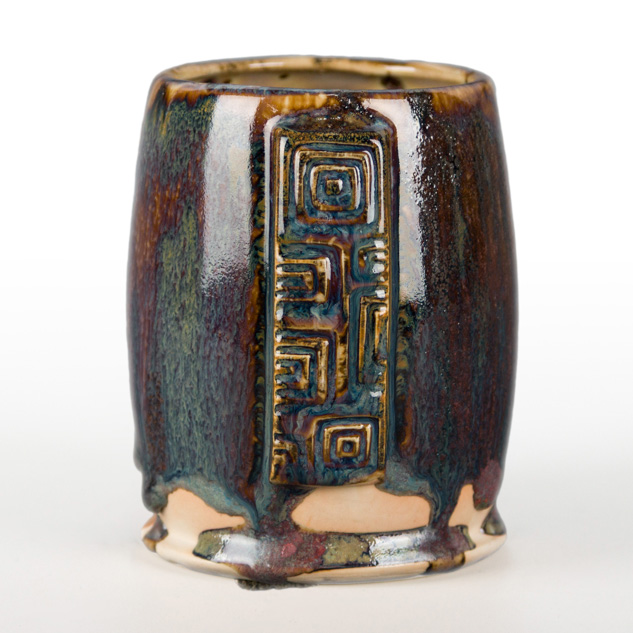 SW-222 Green Jasper over SW-219 Opal Lustre