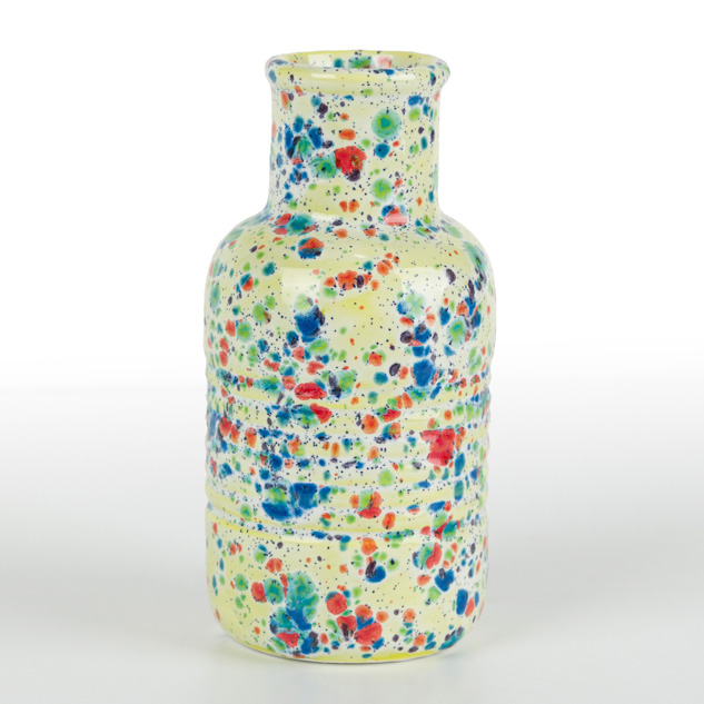 S-2701 Peacock Eyes over CG-1009 Cherry Limeade