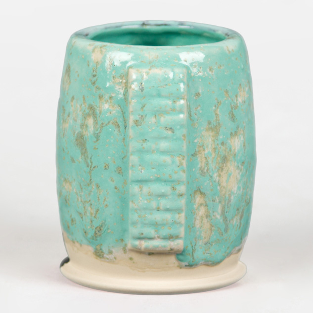 SW-515 Aqua Gloss over SW-118 Sea Salt