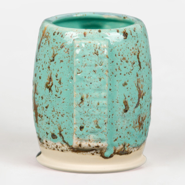 SW-515 Aqua Gloss over SW-155 Winter Wood