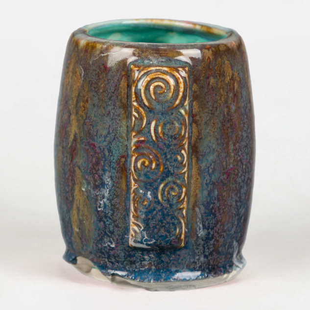 SW-515 Aqua Gloss over EL-211 Volcanic Glow