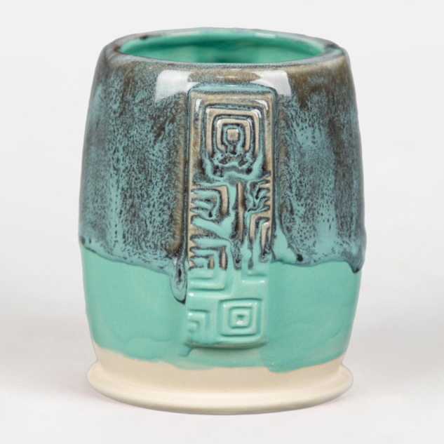 SW-515 Aqua Gloss over SW-402 Dark Flux