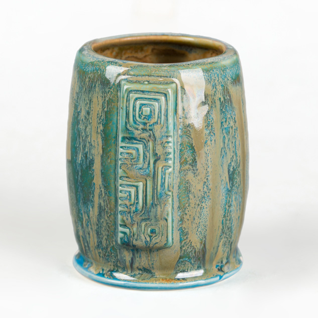 SW-127 Olivine over SC-11 Blue Yonder