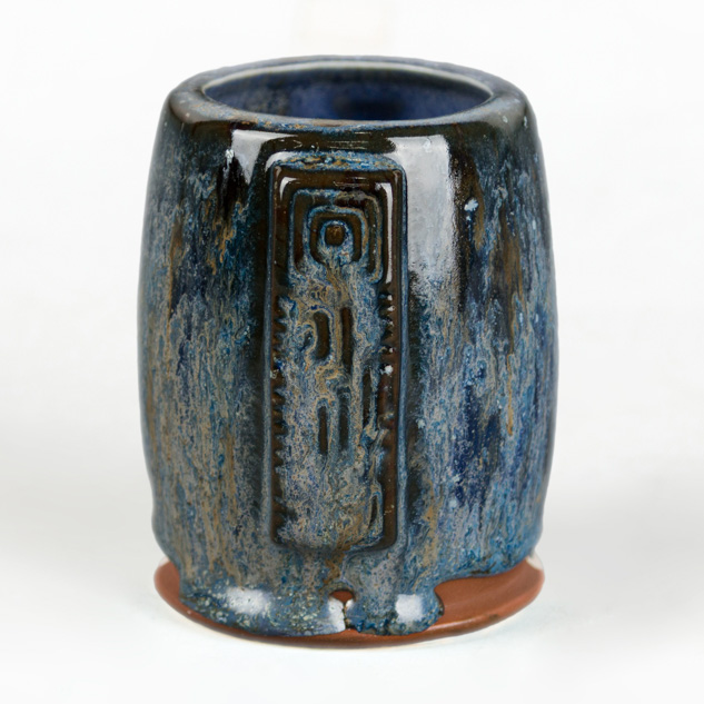 SW-154 Shipwreck over SW-116 Robin’s Egg on EG-003 Brick Red Engobe