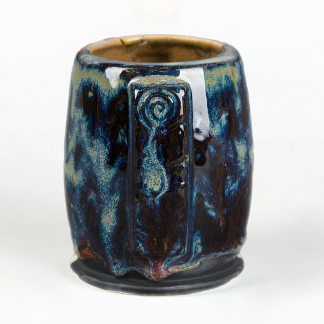 SW-192 Amaryllis over SW-127 Olivine on EG-005 Black Engobe