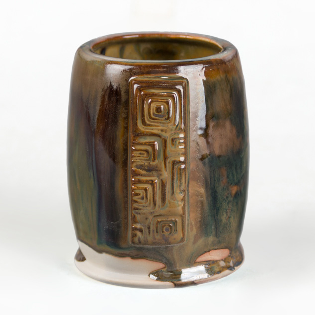 SW-203 Root Beer over SW-127 Olivine