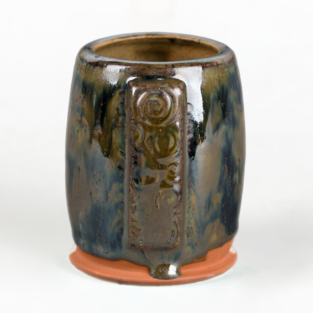 SW-220 Black Timber over SW-127 Olivine on EG-007 Terracotta Engobe