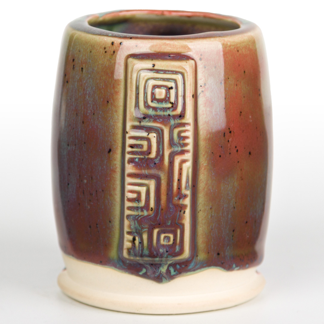 SP-289 Speckled Cutie Pie Coral over SW-228 Beetlewing